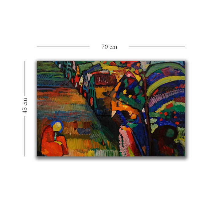 Wallity Lienzo Decorativo Vasili Kandinsky 45 x 70 cm